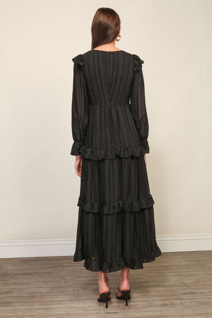 Harlow Tiered Midi Dress